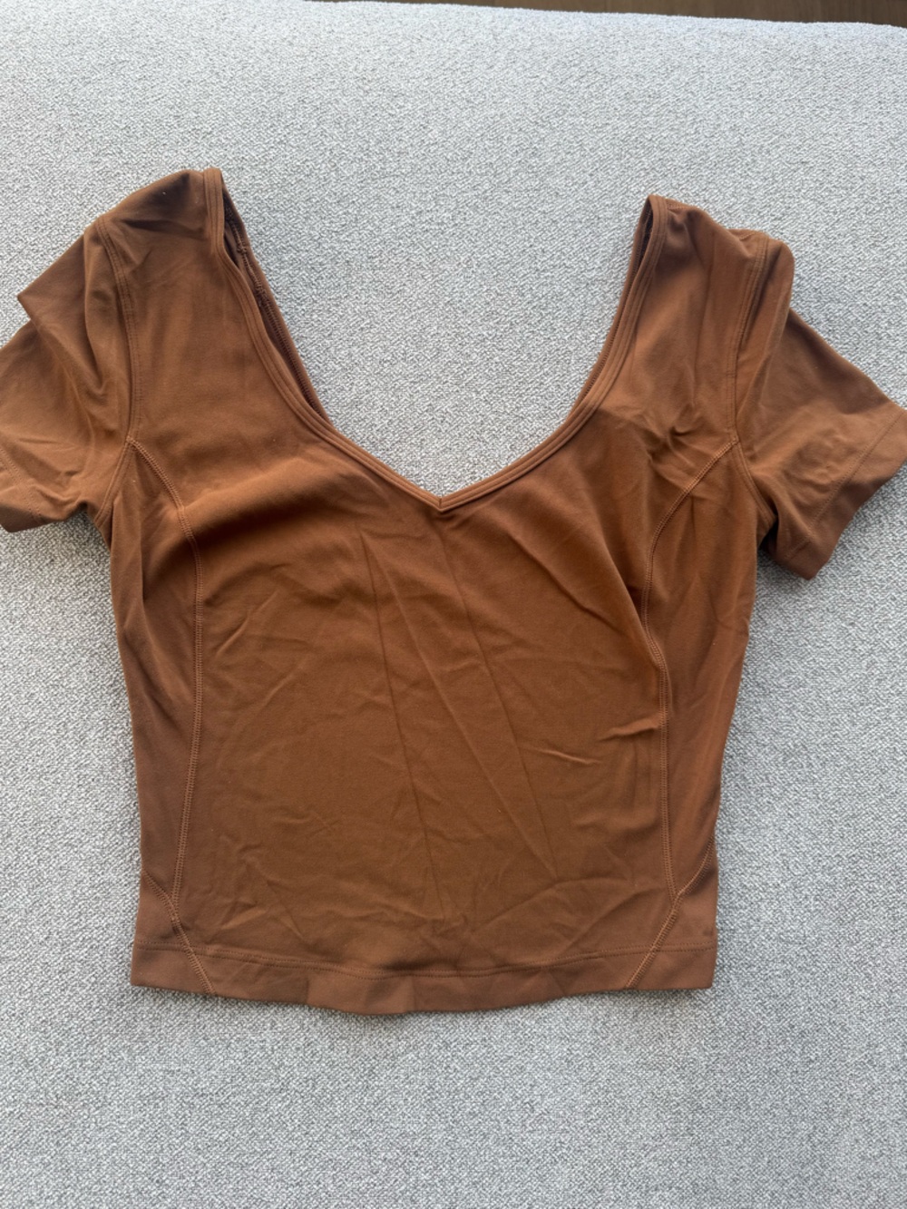 Lululemon Brown Women’s Square Neck Top